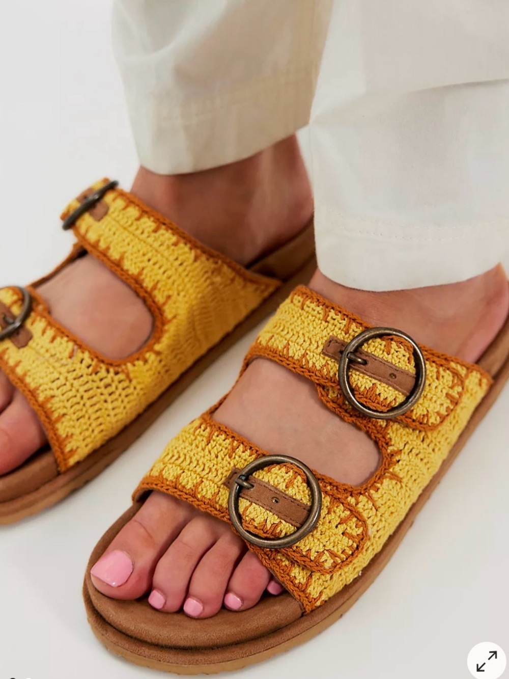 Laid Back London Coco Crochet Sandal 39